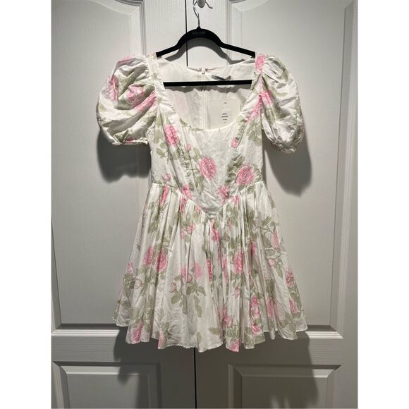 Maison Amory Zephyr Dress - Mr.Darcy Mini dress in floral print size S NWT$299 - Picture 1 of 6